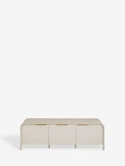 Light Natural Mia Oak Effect Wide TV Unit - Image 8 of 9
