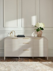 Light Natural Mia Oak Effect Large Sideboard - Image 2 of 8