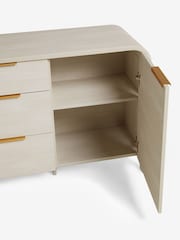 Light Natural Mia Oak Effect Large Sideboard - Image 4 of 8