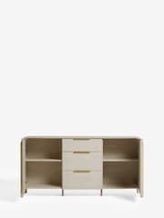 Light Natural Mia Oak Effect Large Sideboard - Image 6 of 8