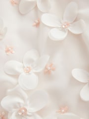 Cream Embellished Occasion Dress (3-16yrs) - Image 7 of 8