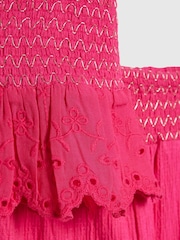 River Island Pink Shirred Frill Top & Trousers Set - Image 5 of 5