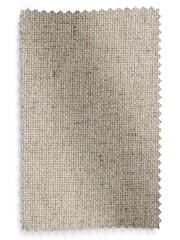 Natural Soft Weave Linen Blend Wave Header Lined Curtains - Image 7 of 7