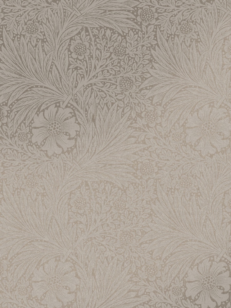 William Morris At Home Neutral Marigold FibrousNeutral A4 Wallpaper Sample - Image 2 of 4