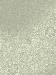 William Morris At Home Sage Marigold Fibrous A4 Wallpaper Sample - Image 2 of 4