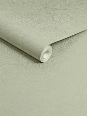 William Morris At Home Sage Marigold Fibrous A4 Wallpaper Sample - Image 3 of 4