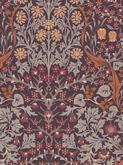 William Morris At Home Plum Blackthorn A4 Wallpaper Sample - Image 2 of 4