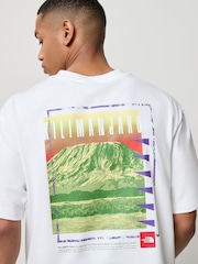 Blanco - The North Face AXYS Oversized Back Print T-Shirt - Imagen 4 de 5
