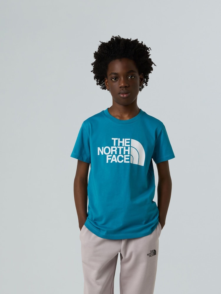 The North Face Blue White Boys Easy T-Shirt - Image 1 of 5
