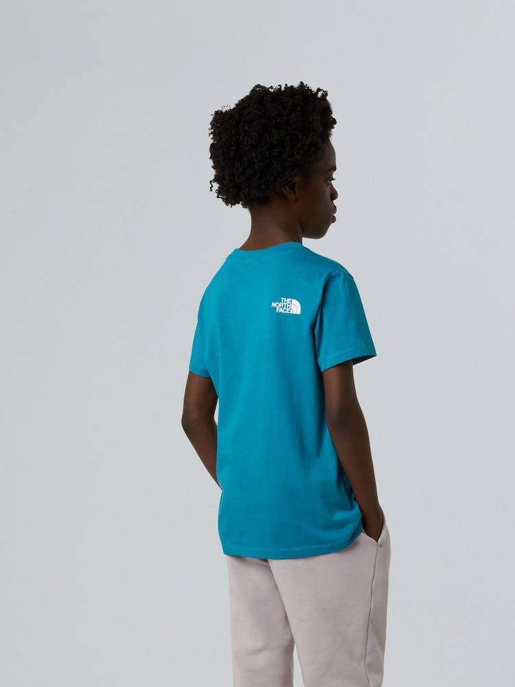 The North Face Blue White Boys Easy T-Shirt - Image 2 of 5