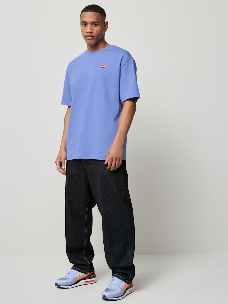 The North Face Blue AXYS Oversized Back Print T-Shirt - Image 2 of 7