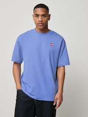 The North Face Blue AXYS Oversized Back Print T-Shirt - Image 3 of 7