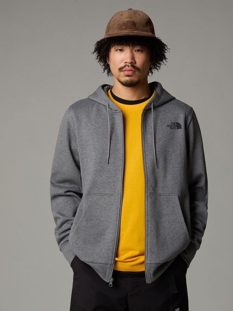 Grijs - The North Face Simple Dome Full Zip Hoodie - Image 3 of 4