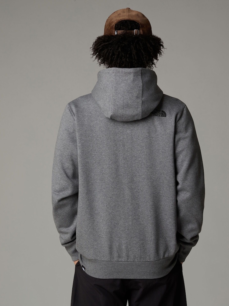 The North Face Grey Simple Dome Full Zip Hoodie - Image 4 of 4