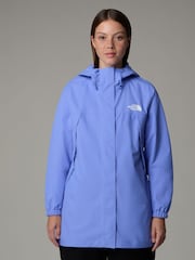 The North Face Light Blue Womens Antora Waterproof Jacket - Image 3 of 4