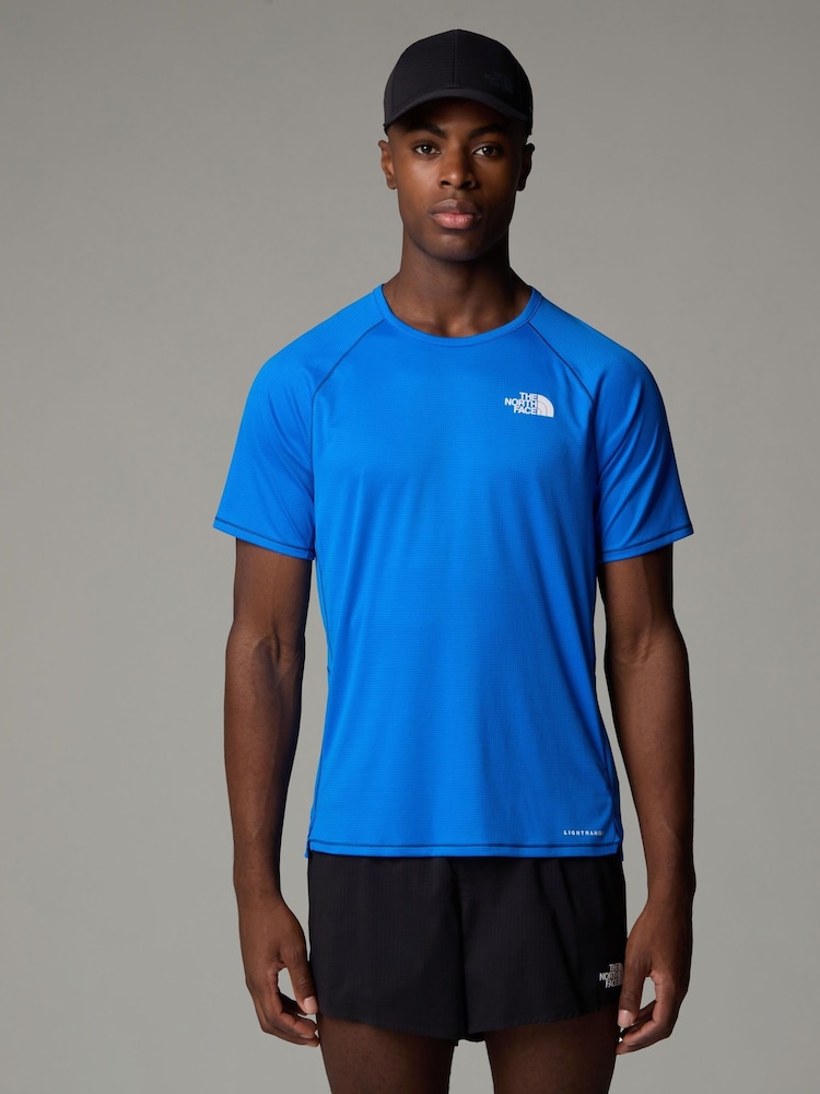 The North Face Blue Sunriser Tech T-Shirt - Image 3 of 3