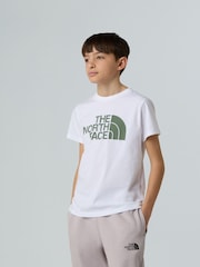 The North Face White Boys Easy T-Shirt - Image 1 of 5