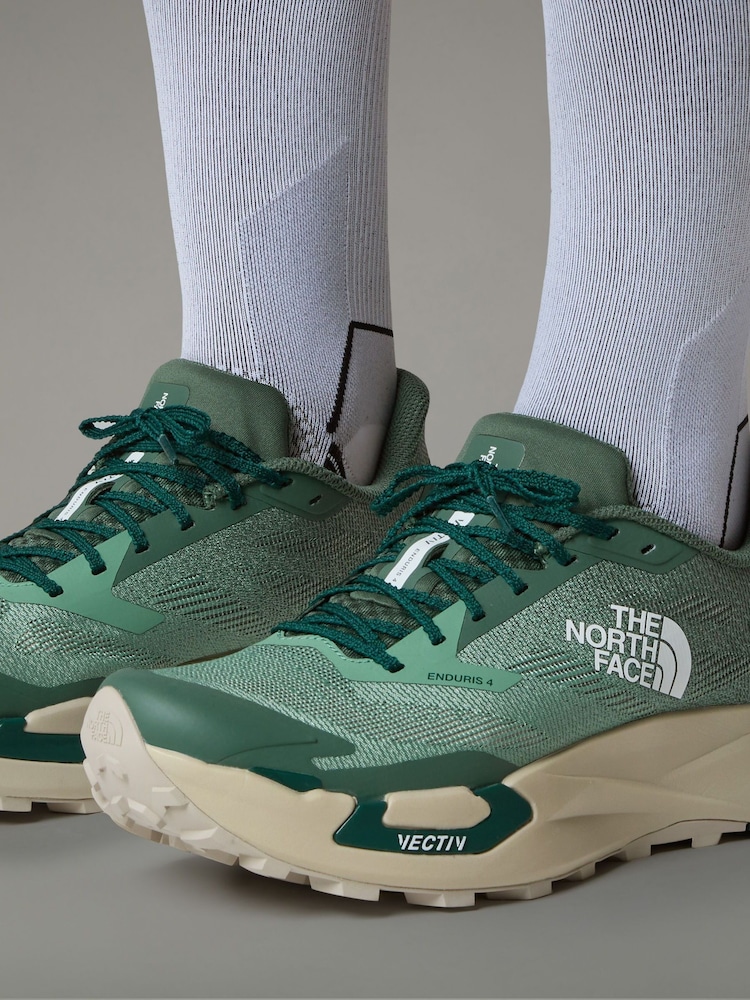 The North Face Green Mens Vectiv Enduris 4 Trainers - Image 6 of 6