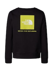 The North Face Black Teen Box NSE Crew Sweat Top - Image 4 of 4