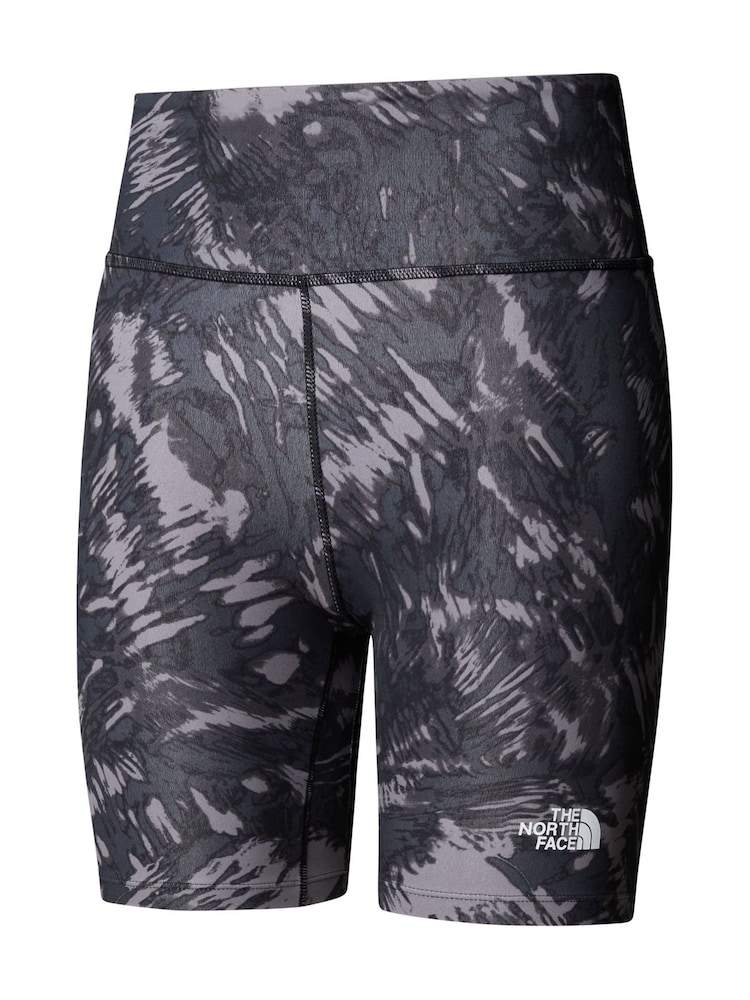 The North Face Black Flex 8inch Printed Cycling Shorts - Image 1 of 2
