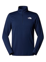 The North Face Blue 24/7 1/4 Zip Long Sleeve Tech Top - Image 1 of 2