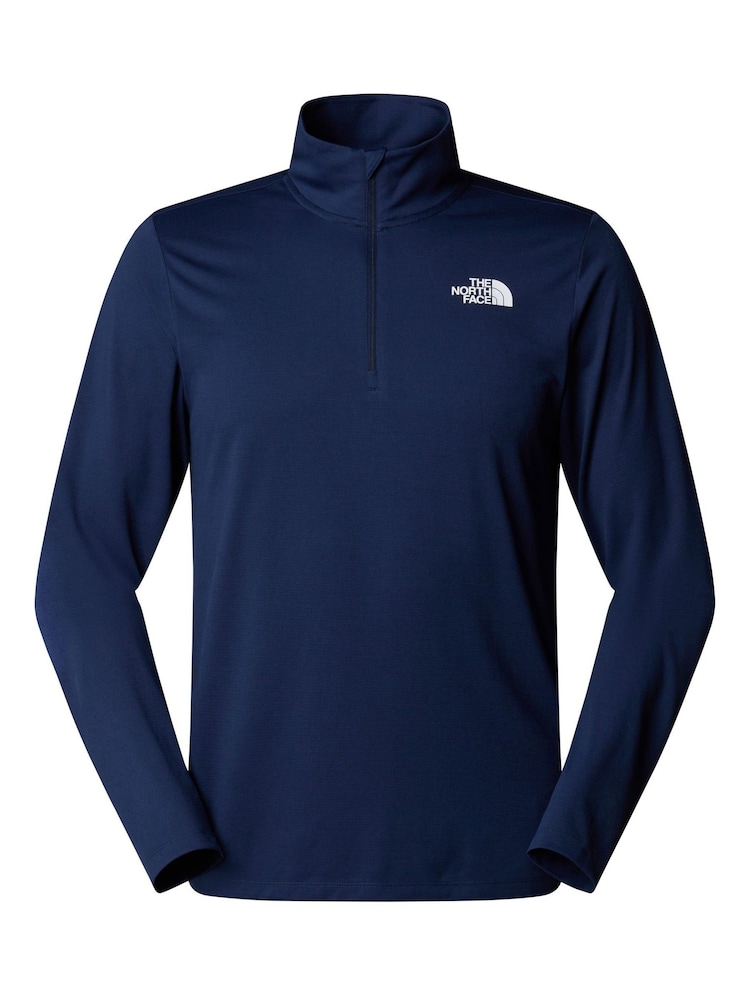 The North Face Blue 24/7 1/4 Zip Long Sleeve Tech Top - Image 1 of 2