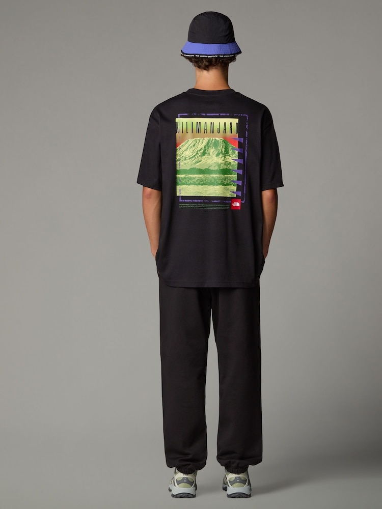 The North Face Black AXYS Oversized Back Print T-Shirt - Image 3 of 3 The North Face Black AXYS Oversized Back Print T-Shirt - Image 3 of 3
