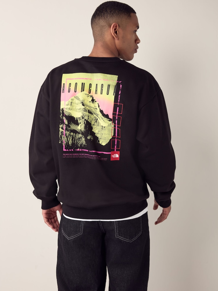 The North Face AXYS Oversized Back Print Sweatshirt - Image 1 of 6