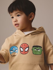 Stone Marvel 100% Cotton Hoodie and Shorts Set (3mths-8yrs) - Image 2 of 7