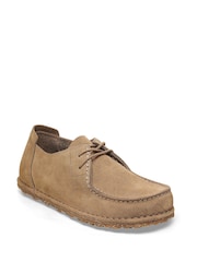 Birkenstock Taupe Utti Leather Shoes - Image 3 of 4