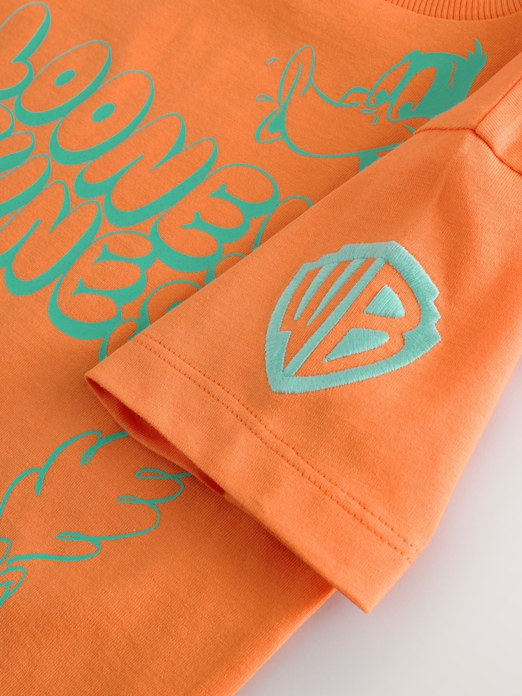 Orange Looney Tunes Short Sleeve T-Shirt (3mths-8yrs) - Image 4 of 4