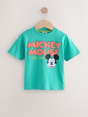 Бирюзовый/синий - Футболка с короткими рукавами Mickey Mouse (3мес.-8лет) - Изображение 1 из 4