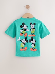 Бирюзовый/синий - Футболка с короткими рукавами Mickey Mouse (3мес.-8лет) - Изображение 2 из 4