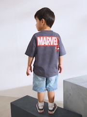 Anthrazitgrau - Kurzarm-T-Shirt mit Spider-Man-Motiv aus 100 % Baumwolle (3M.–8J.) - Bild 2 von 3