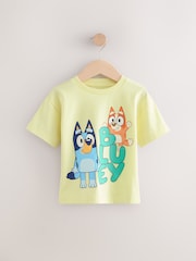 Lemon Yellow Bluey Short Sleeve T-Shirt (3mths-7yrs) - Image 1 of 4