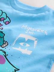 Blue Monsters Inc Short Sleeve Back Print T-Shirt (3mths-8yrs) - Image 3 of 4