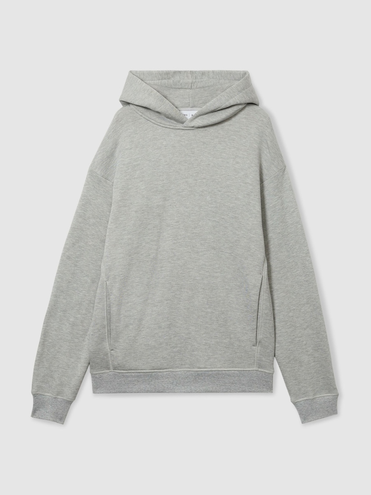 LES 100 CIEL Grey Reiss | Les 100 Ciels Modal-Blend Jersey Hoodie - Image 2 of 6