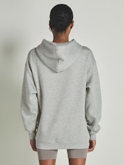 LES 100 CIEL Grey Reiss | Les 100 Ciels Modal-Blend Jersey Hoodie - Image 4 of 6