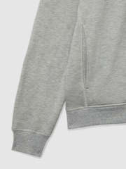 LES 100 CIEL Grey Reiss | Les 100 Ciels Modal-Blend Jersey Hoodie - Image 5 of 6