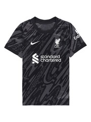 Nike Black Infants Liverpool Home Goalkeeper Kit 2024-25 - Image 1 of 3