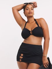 Simply Be Black 3 Piece Bikini Set - Image 1 of 7
