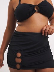 Simply Be Black 3 Piece Bikini Set - Image 3 of 7