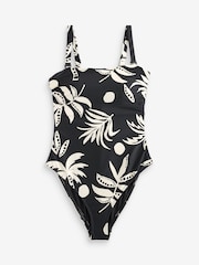 Simply Be Black Bandeau Tummy Control Swimsuit - Image 5 of 5