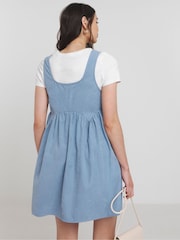 Simply Be Blue Smock Dress - Image 2 of 5