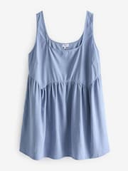 Simply Be Blue Smock Dress - Image 5 of 5