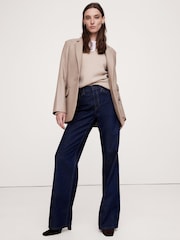 Banana Republic Dark Blue The Icon Classic Wide Leg Jeans - Image 1 of 4