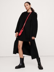 Banana Republic Black Mini Shift Dress - Image 3 of 4