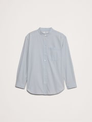 Camisa vaquera oversize de cuello alto con banda de Banana Republic - Imagen 4 de 4
