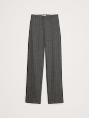 Banana Republic Grey High Wasited Modern Straight Herringbone Trousers - Image 5 of 5