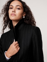 Banana Republic Black Hourglass Italian Flannel Blazer - Image 5 of 5